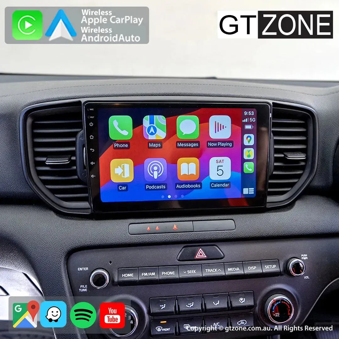 Kia Sportage Head Unit 9 inch touchscreen display with Apple CarPlay and Android Auto by Joy368