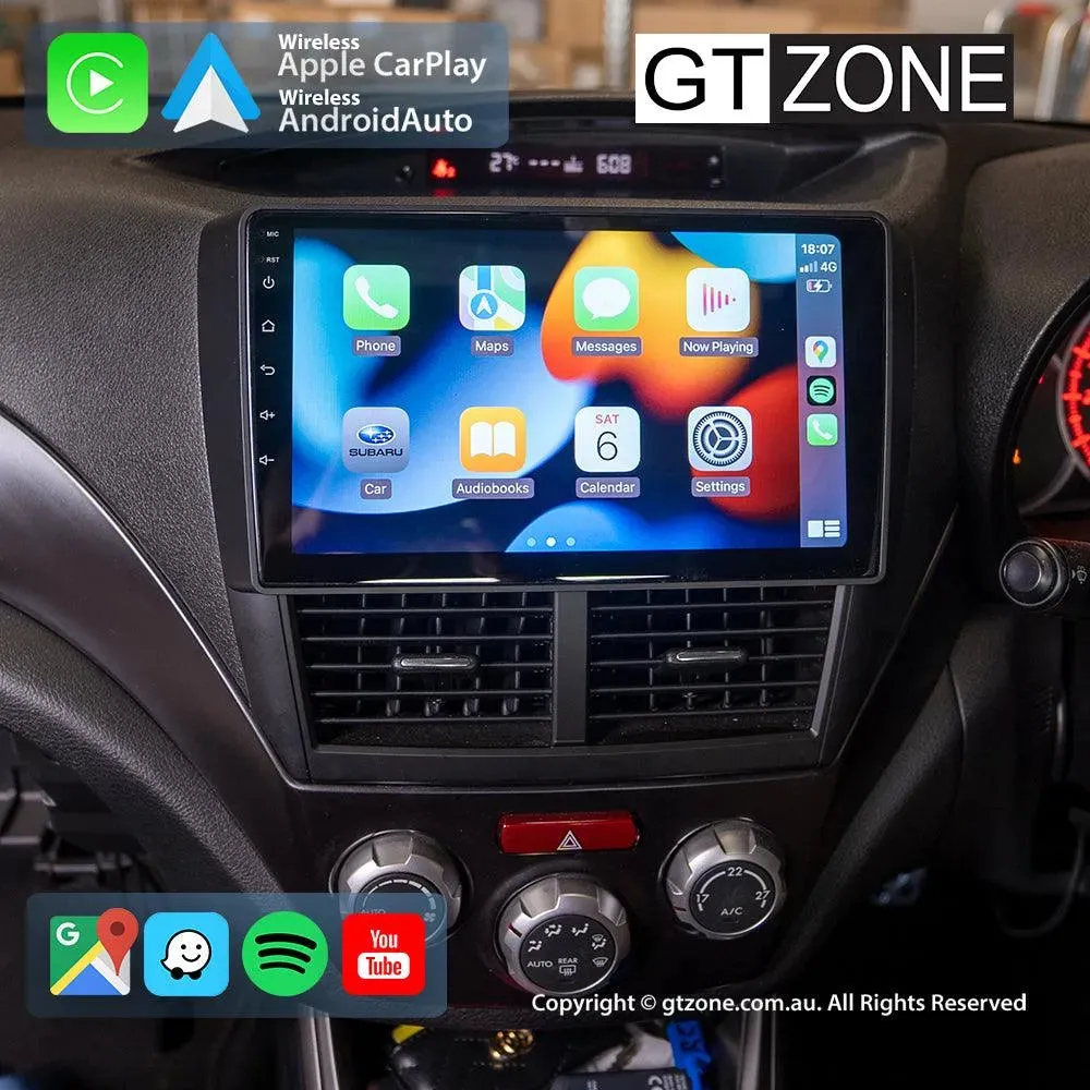 Subaru WRX Impreza 9inch Head Unit Upgrade Kit dengan Wireless Apple CarPlay dan Android Auto dari Joy368