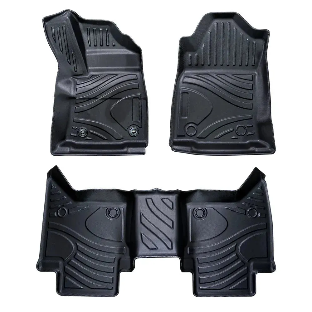 Toyota Hilux N80 Custom-Fit All Weather Waterproof TPE Floor Mat di Joy368