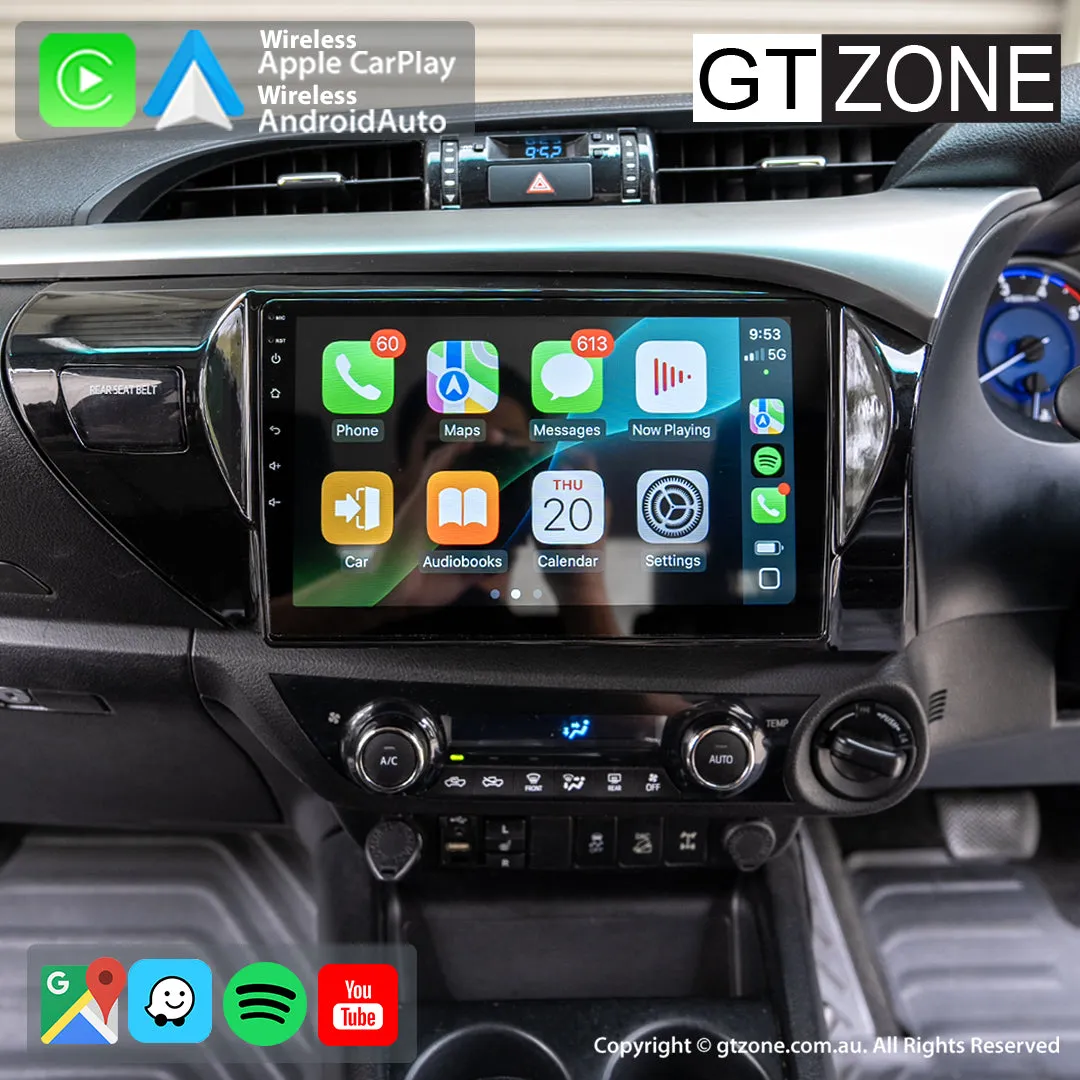 Toyota Hilux N80 Head Unit Upgrade Kit wireless Apple CarPlay dan Android Auto dari Joy368